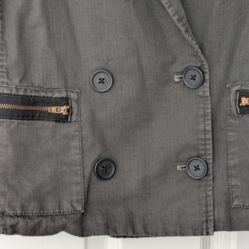 J. Crew City Fit Cropped Twill ModernJacket Prototype Sample 40" Bust Size 6 - Picture 3 of 8